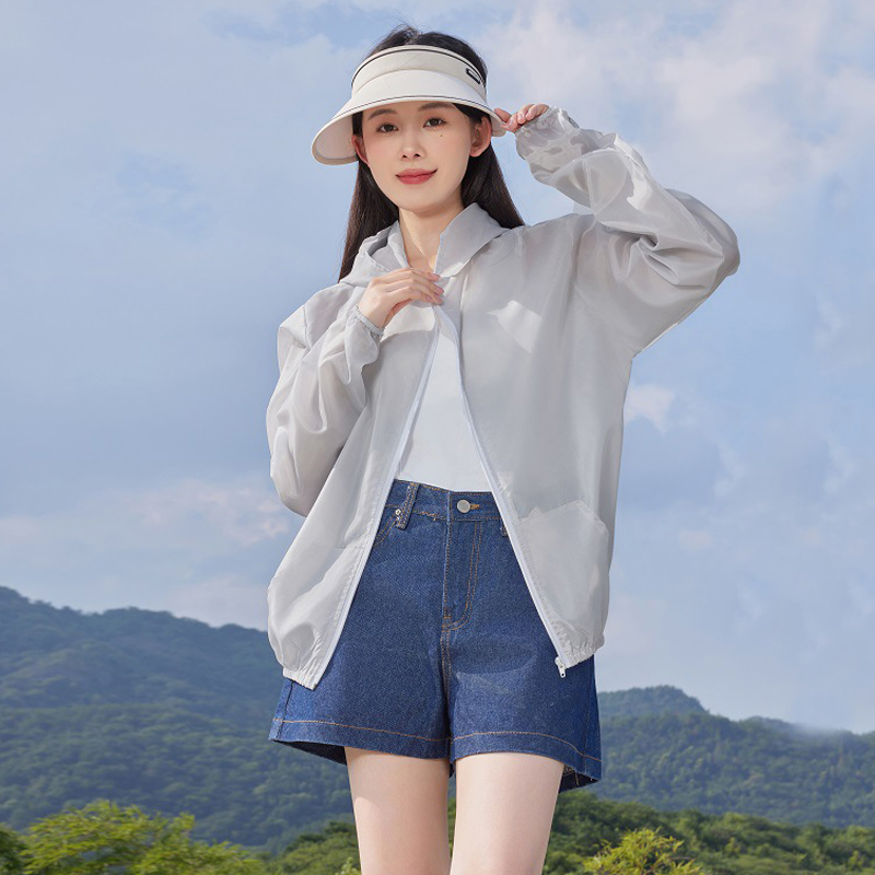 Reflective Running Jacket - Jacket Women Summer Sun Protection Coat
