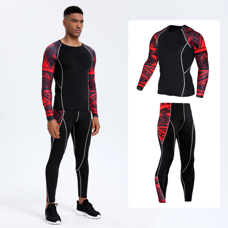 Running Gears - Men's PRO Sports Fitness Suit: Quick-Drying
