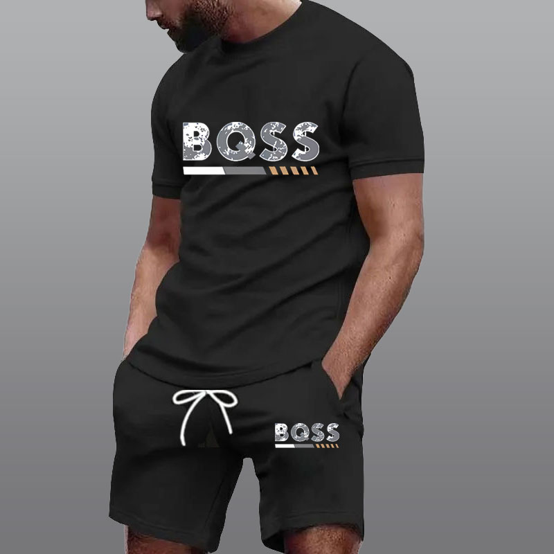 Running Gears - Summer Sportswear Men's Suit Fashion Two-Piece