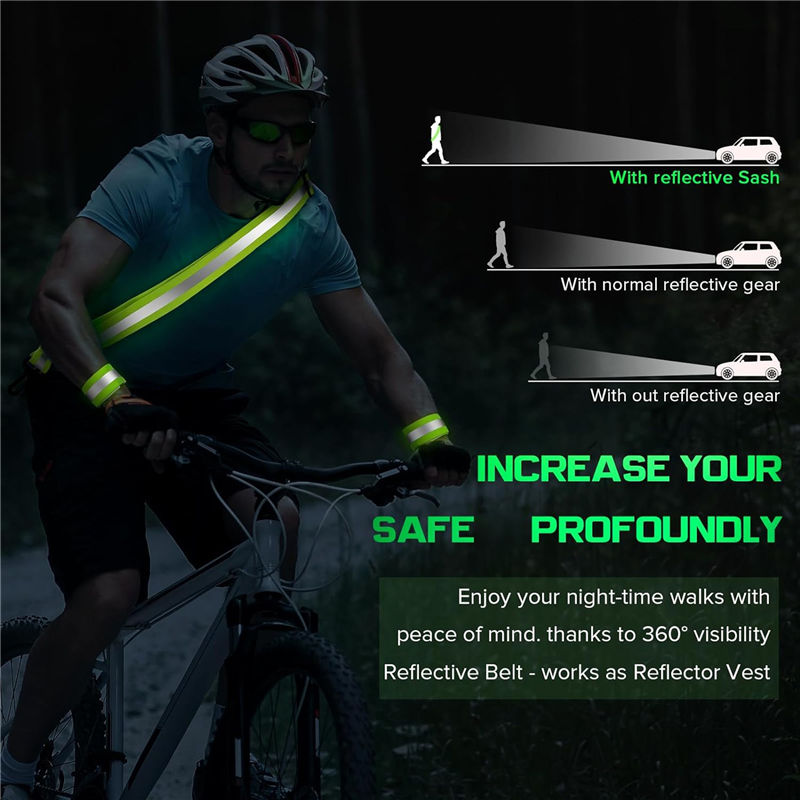 ABJM-2X Reflective Sash For Wa - Running Gear Usa ulasan dan harga