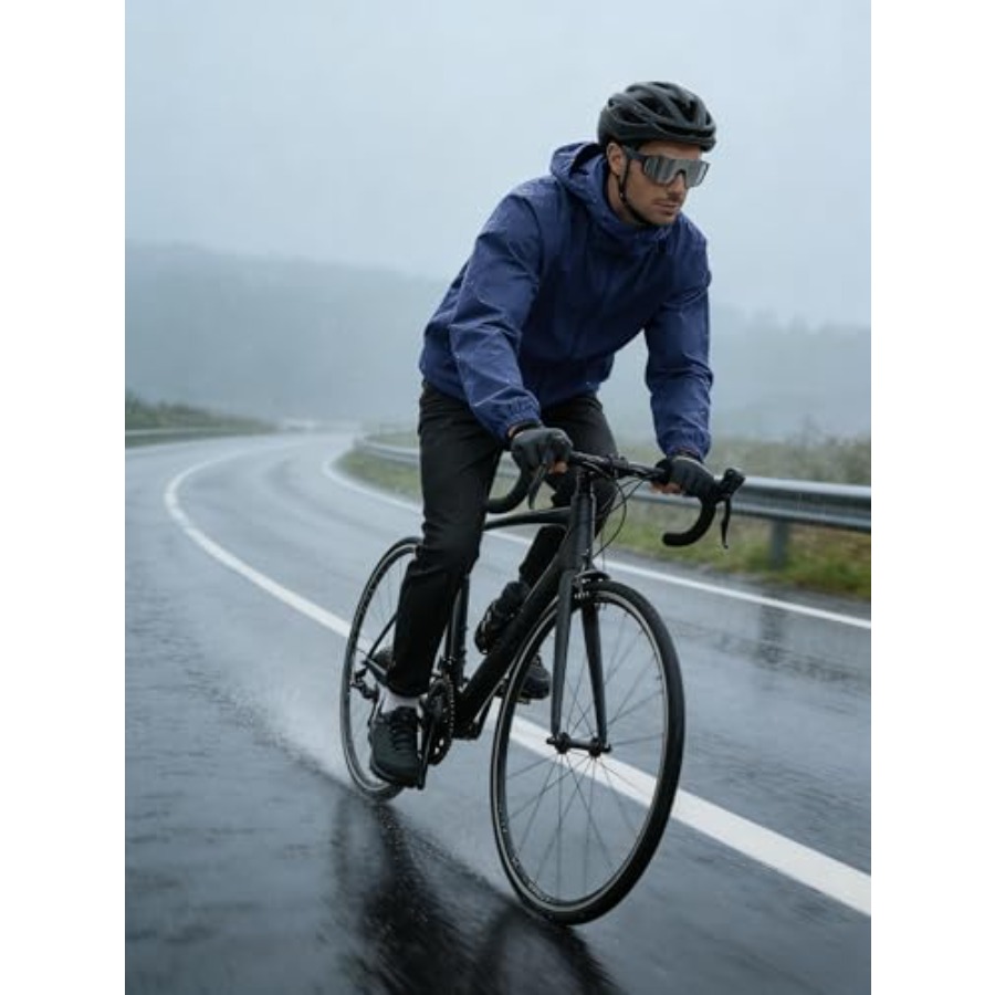 UIQUR Men's Rain Jacket Windbr - Running Gear For Rain ulasan dan harga