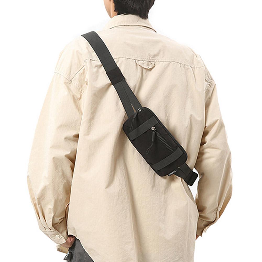 Chest Bag Pure Color Nylon Lig - Running Gear Organizer ulasan dan harga
