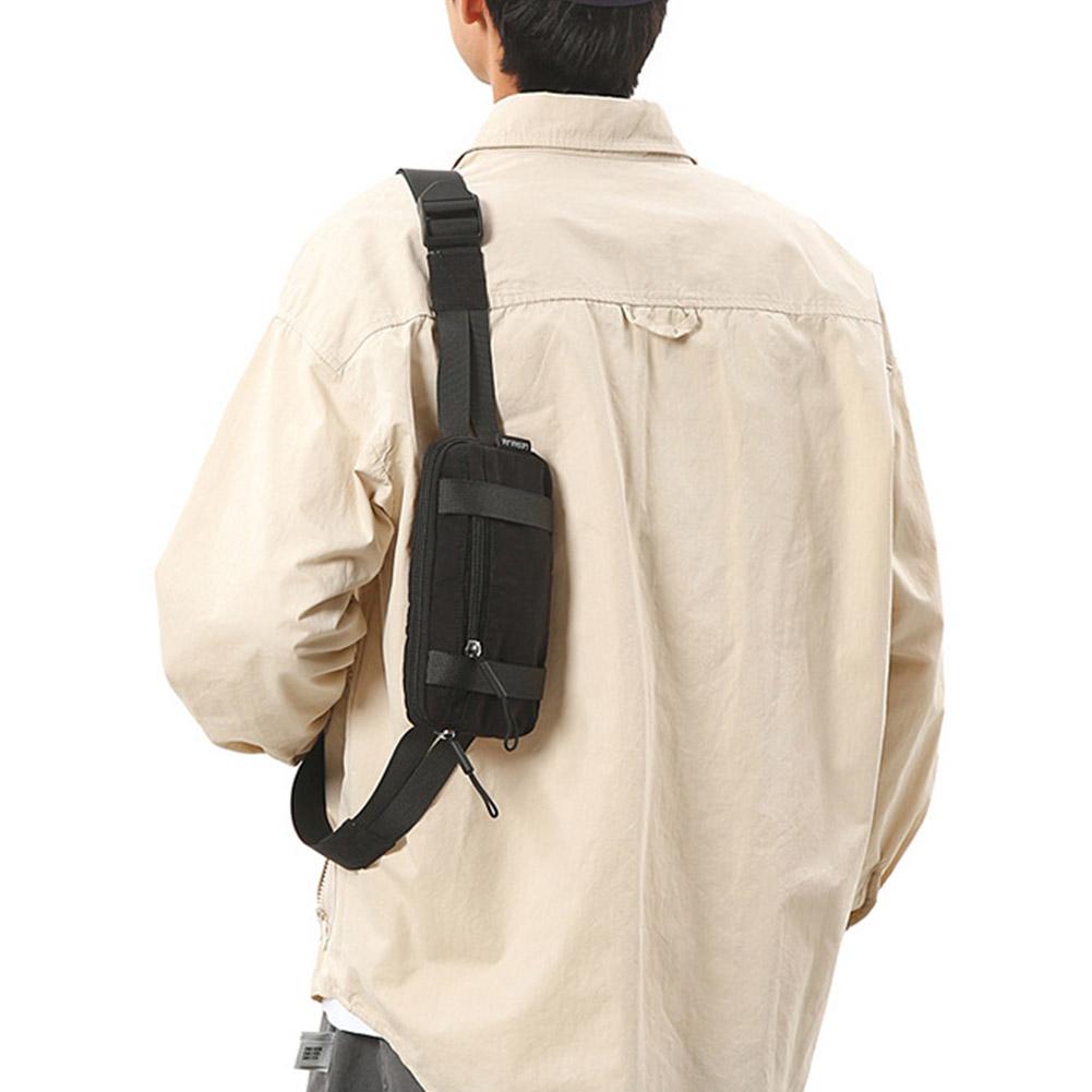 Chest Bag Pure Color Nylon Lig - Running Gear Organizer ulasan dan harga