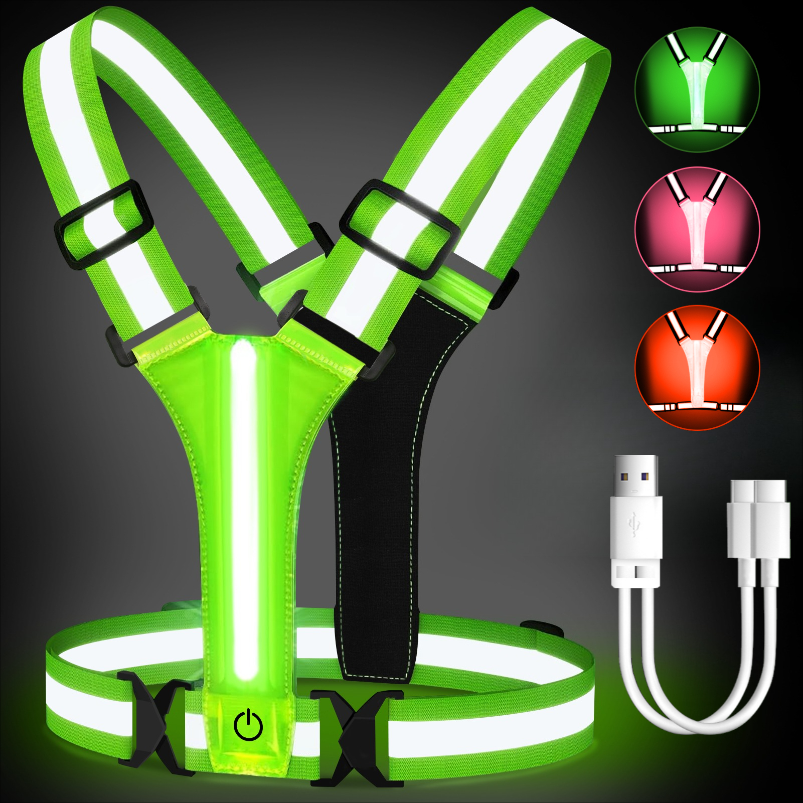 Outdoor Night Walking Safety V - Running Gear In Winter ulasan dan harga