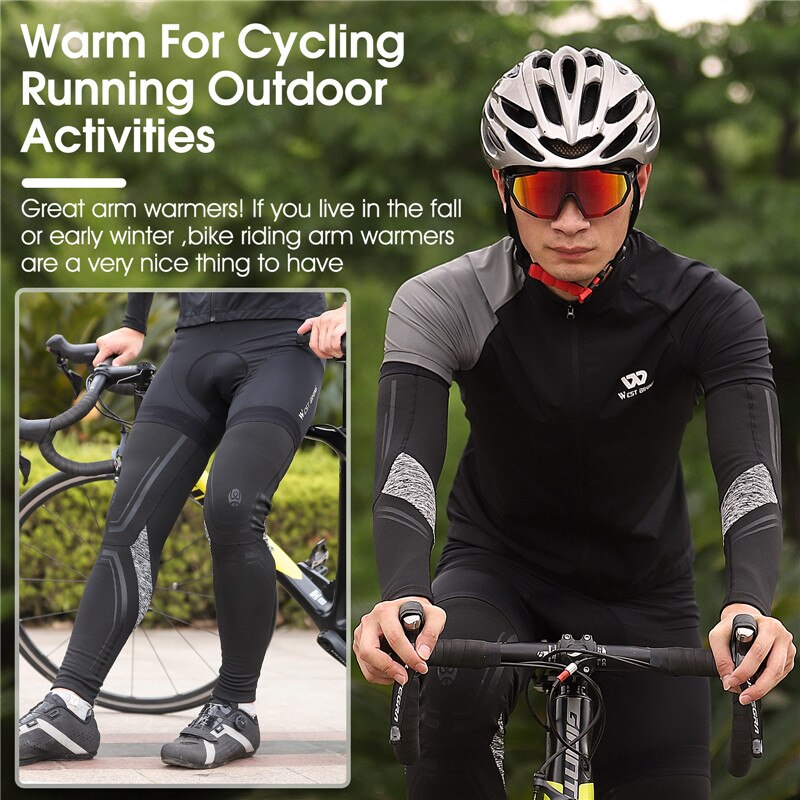 WEST BIKING Warm Leg Sleeves R - Running Gear In Winter ulasan dan harga