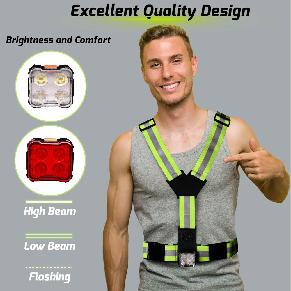 Running Light Vest for Night W - Running Gear Usa ulasan dan harga