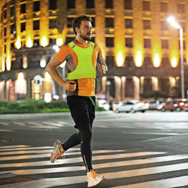 Outdoor Cycling Reflective Ves - Reflective Running Jacket ulasan dan harga