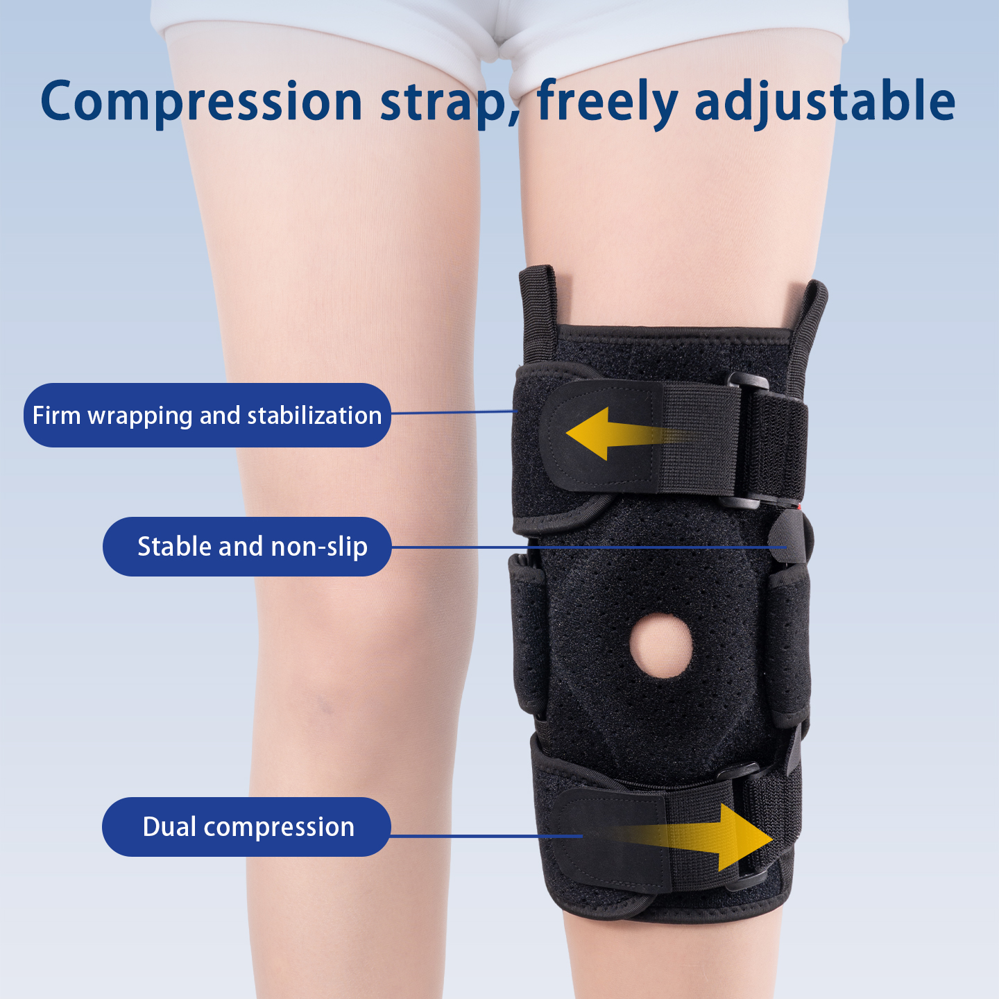 Adjustable knee sleeve with la - Compression Calf Sleeve ulasan dan harga