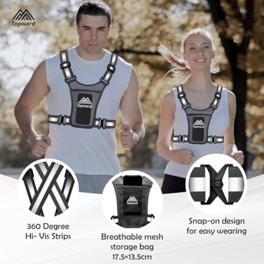 Topward Running Vest Chest Pho - Running Gear Usa ulasan dan harga