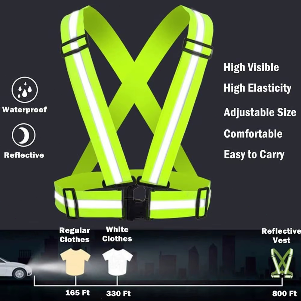 High Visibility Reflective Saf - Running Gear In Winter ulasan dan harga