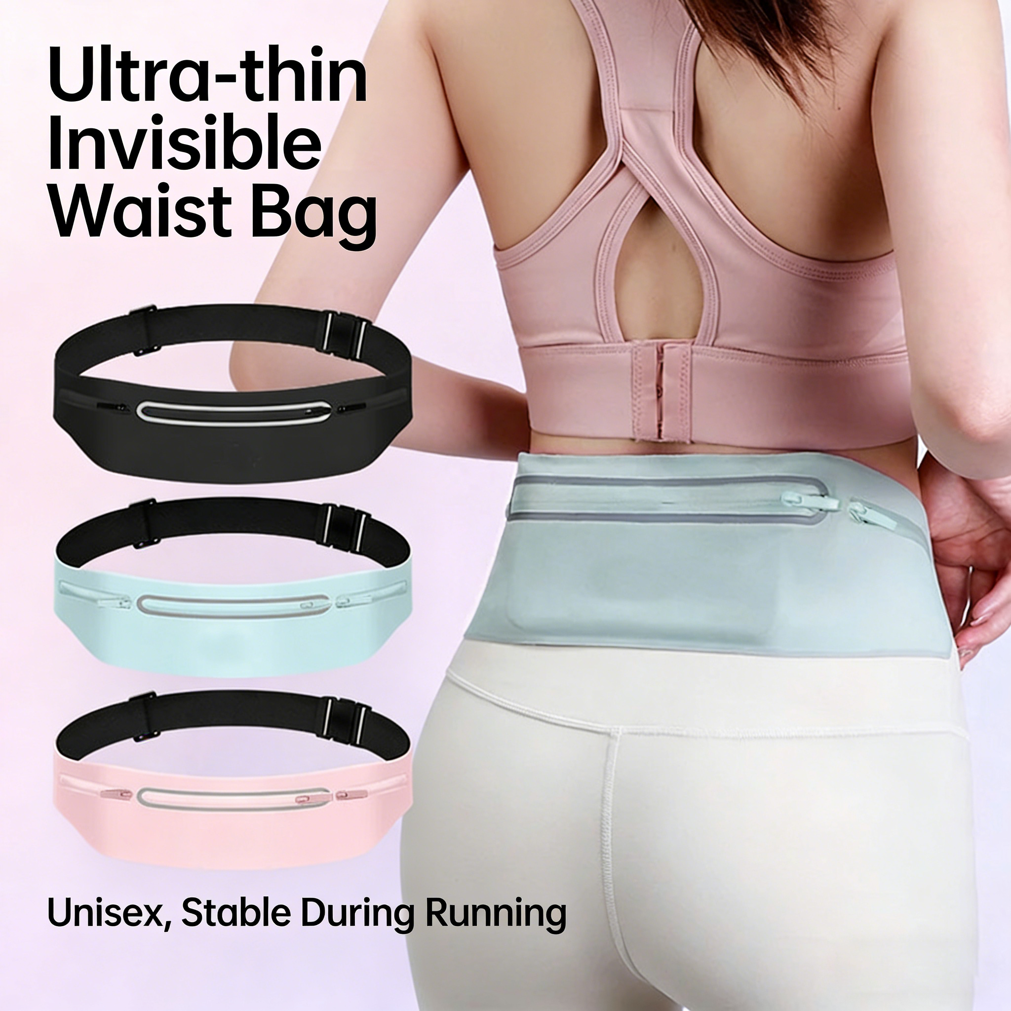 Running Belt Waist Bag Sports  - Running Gear To Hold Phone ulasan dan harga