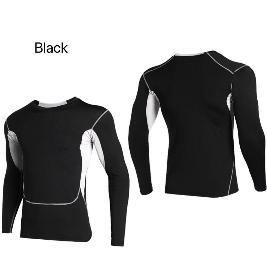 Men's Thermal Compression Shir - Running Gear In Winter ulasan dan harga
