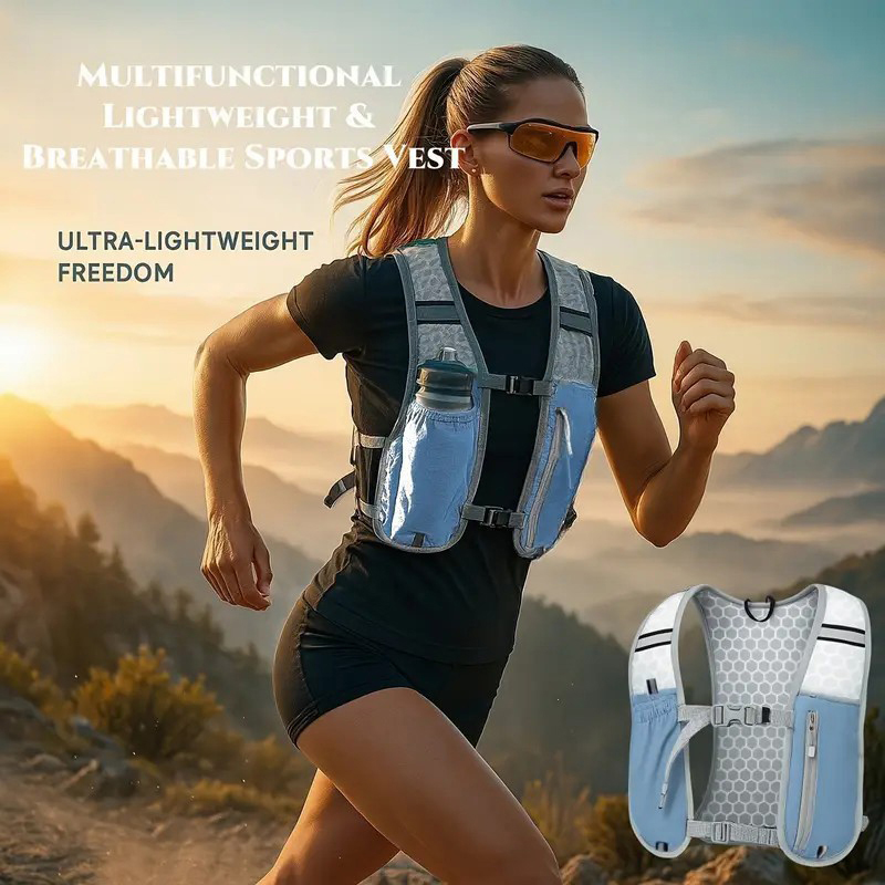 New Running Water Bottle Stora - Reflective Running Jacket ulasan dan harga