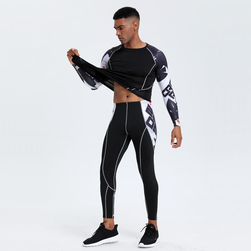 Men's PRO Sports Fitness Suit: - Running Gears ulasan dan harga