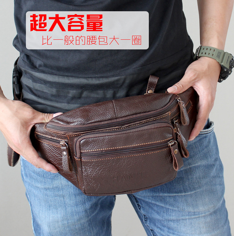Genuine Cowhide Leather Waist  - Running Gear Organizer ulasan dan harga
