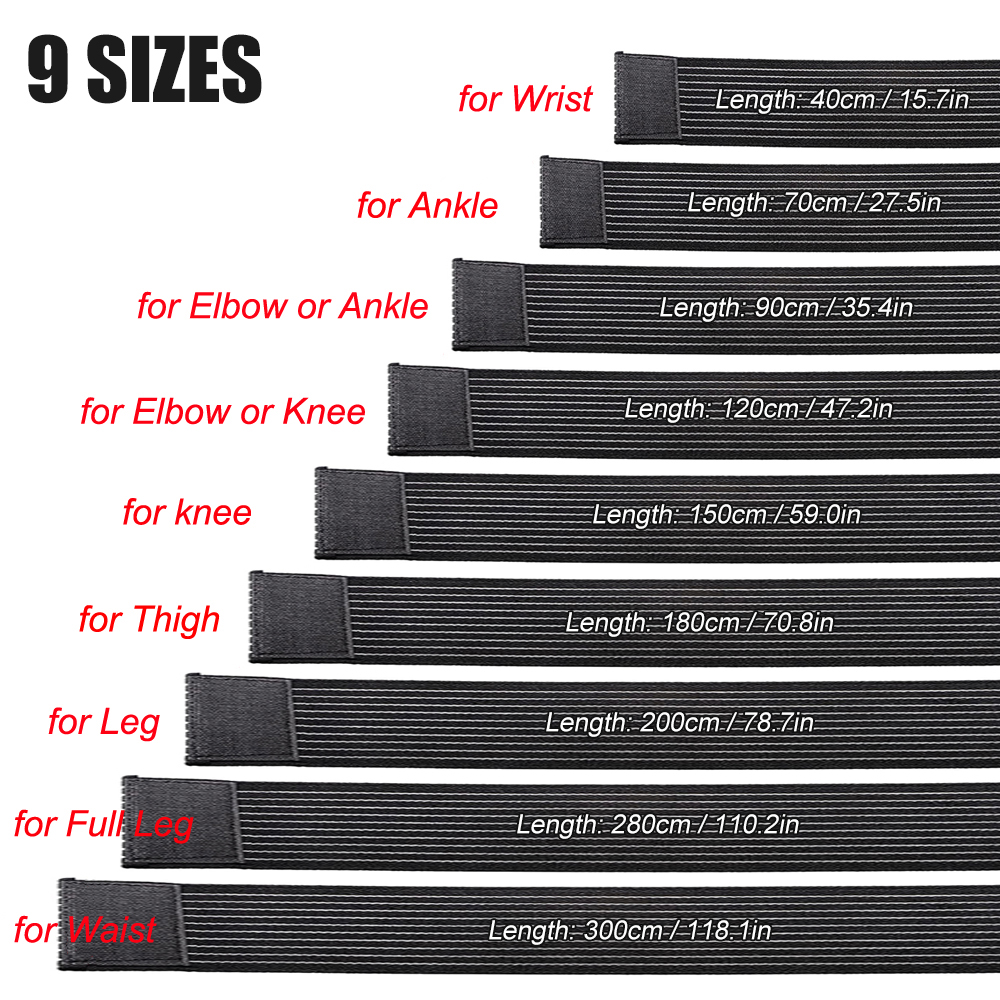 1PCS 40-300cm Compression Band - Compression Calf Sleeve ulasan dan harga