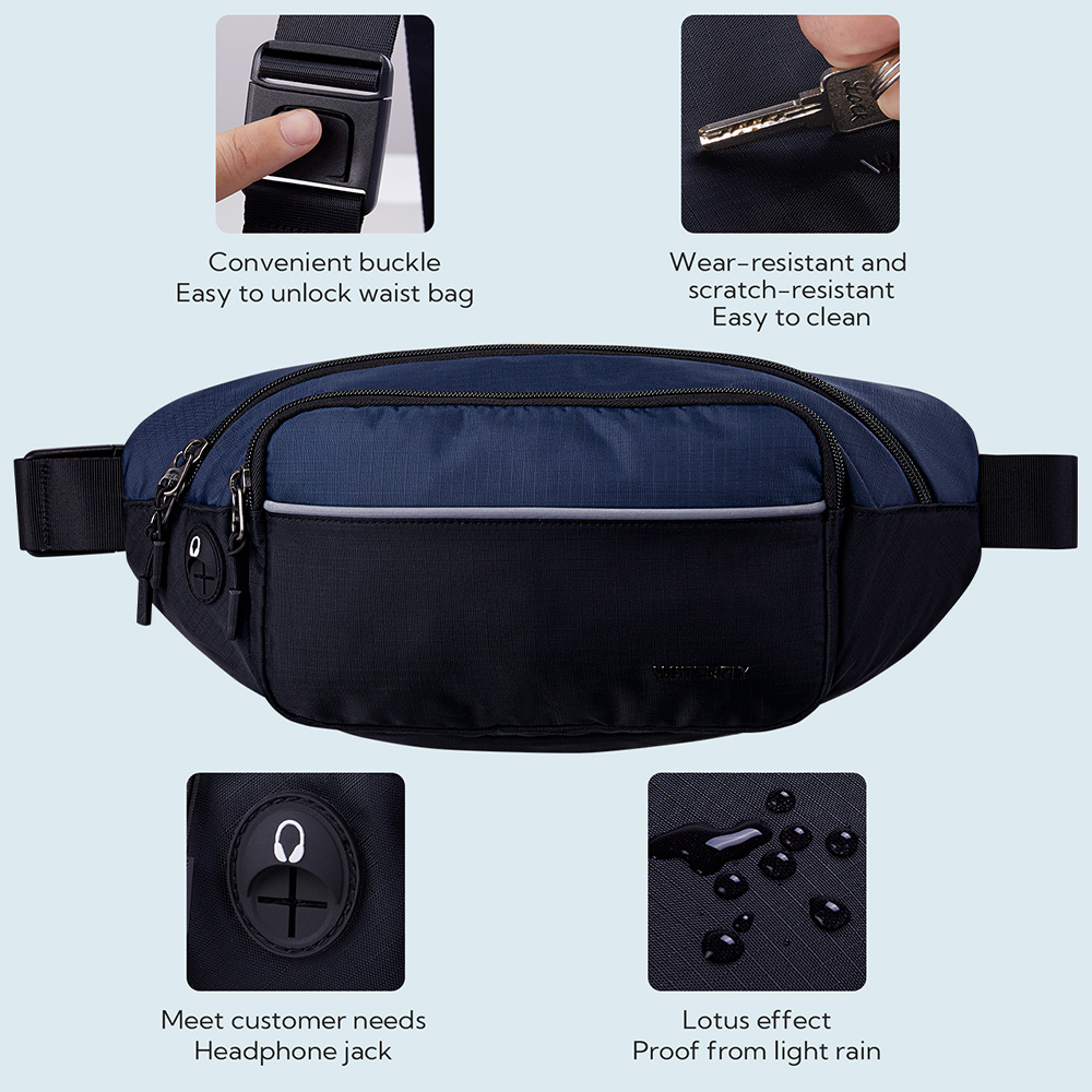 WATERFLY Fanny Pack Waist Bag  - Running Gear Organizer ulasan dan harga