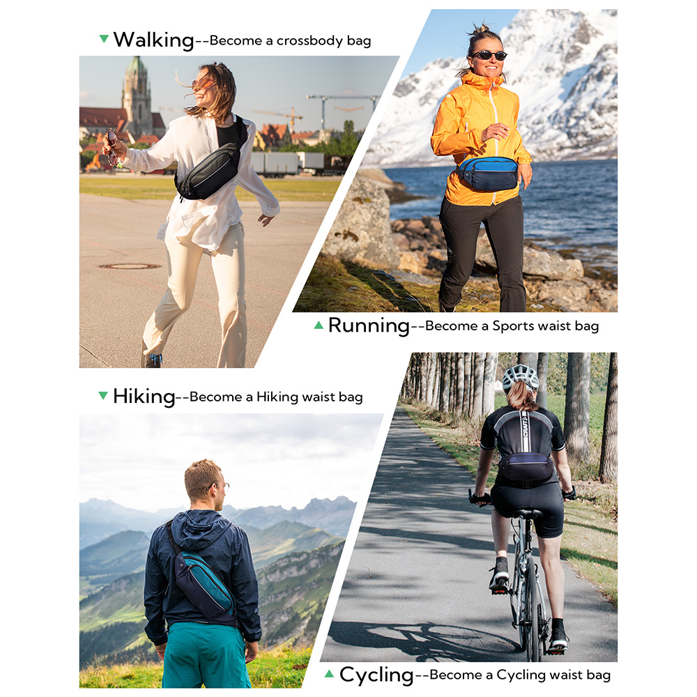 WATERFLY Fanny Pack Waist Bag  - Running Gear Organizer ulasan dan harga