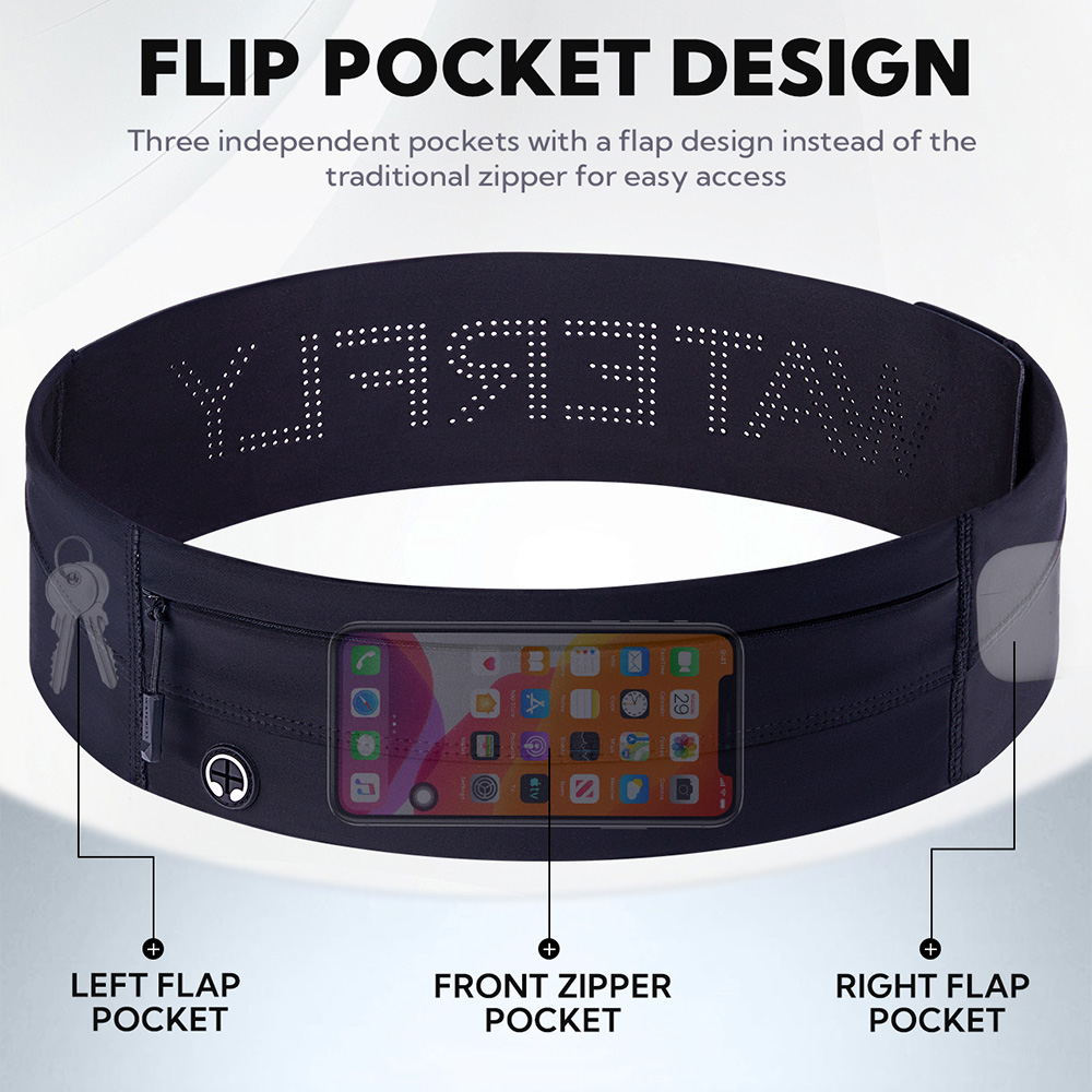 WATERFLY Running Belt Fanny Pa - Running Gear Organizer ulasan dan harga