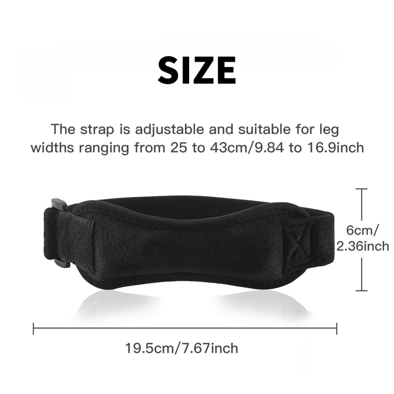 1PCS  Knee Patellar Tendon Kne - Compression Calf Sleeve ulasan dan harga
