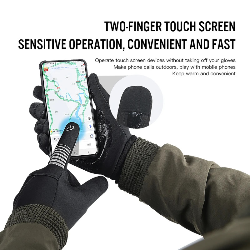Winter Cycling Gloves for Men  - Running Gear In Winter ulasan dan harga