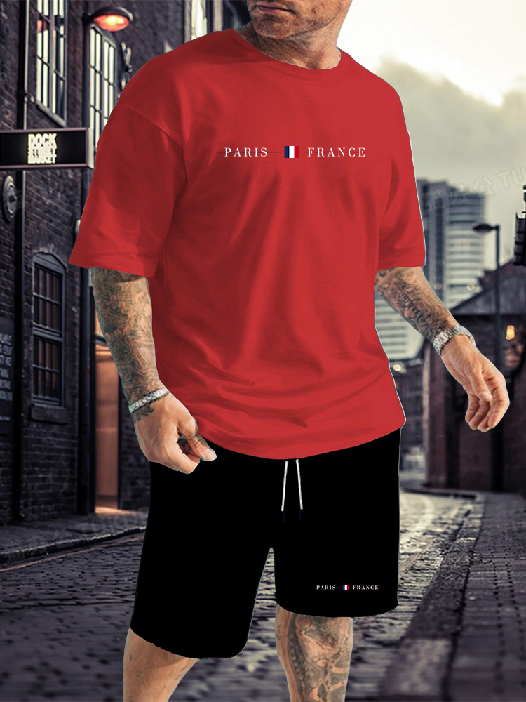 Men's Tracksuit 2 Piece O-neck - Running Gears ulasan dan harga