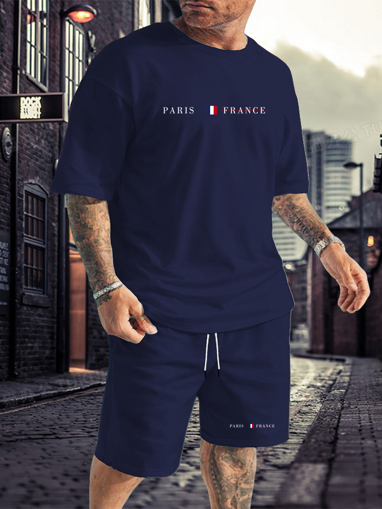 Men's Tracksuit 2 Piece O-neck - Running Gears ulasan dan harga