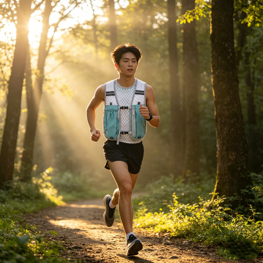 Reflective Vest Bag, Outdoor S - Reflective Running Jacket ulasan dan harga