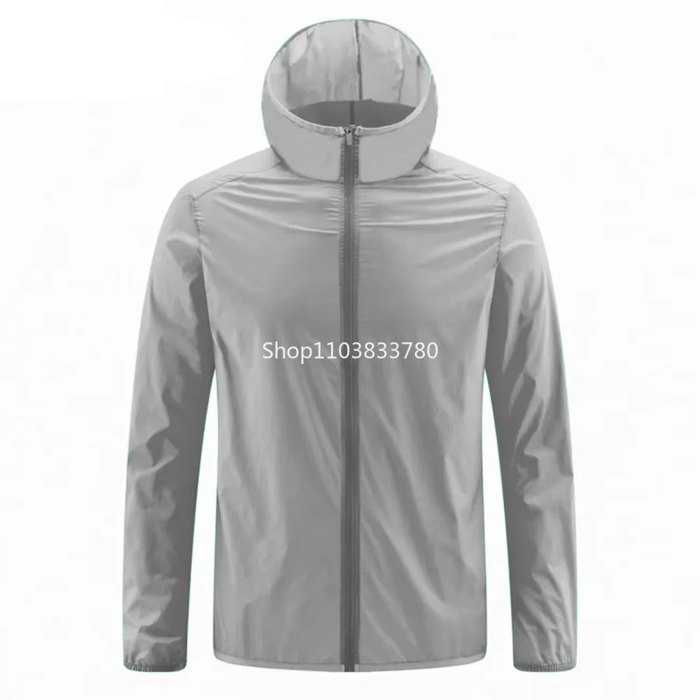Men's Hooded Sun Protection Ja - Reflective Running Jacket ulasan dan harga
