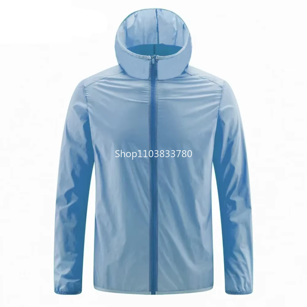 Men's Hooded Sun Protection Ja - Reflective Running Jacket ulasan dan harga