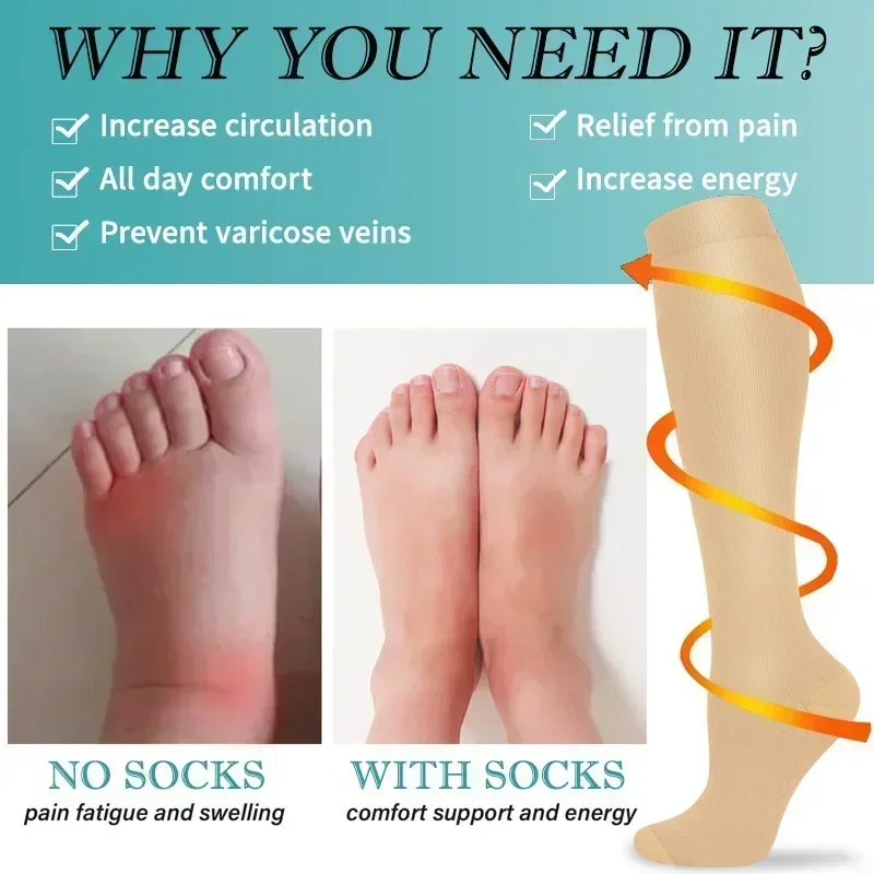 1 Pair Women's & Men's Compres - Compression Calf Sleeve ulasan dan harga