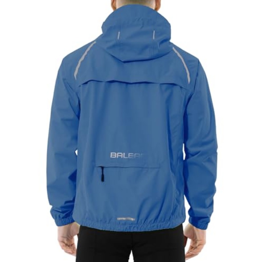 Men's Rain Jacket Waterproof W - Reflective Running Jacket ulasan dan harga